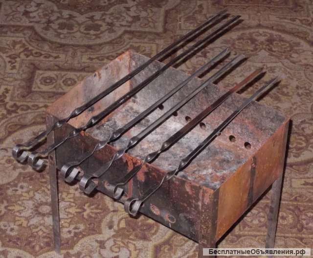 Мангал разборный 35x25х12,5см