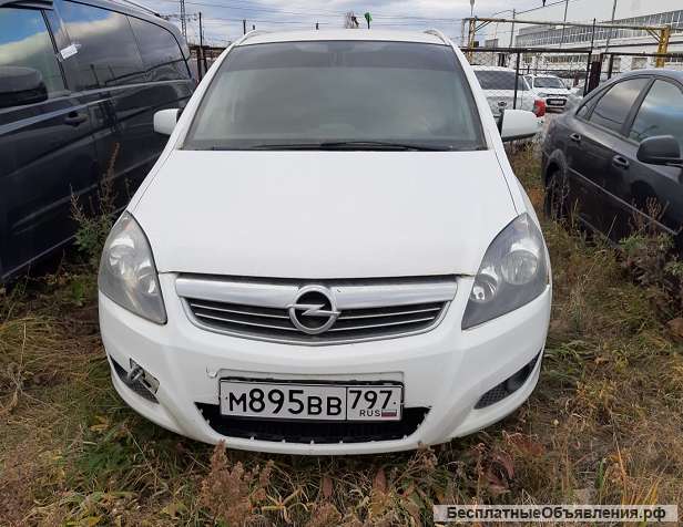 Автомобиль Opel Zafira, 1.8 л, 2013 г.