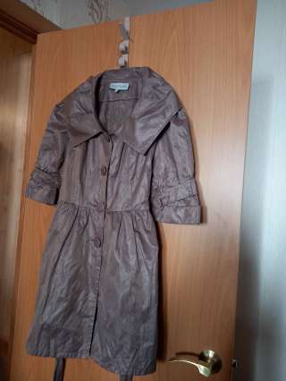 Романтический плащ с короткими рукавами - стильный и яркий женский образ HABITS&MDI 44