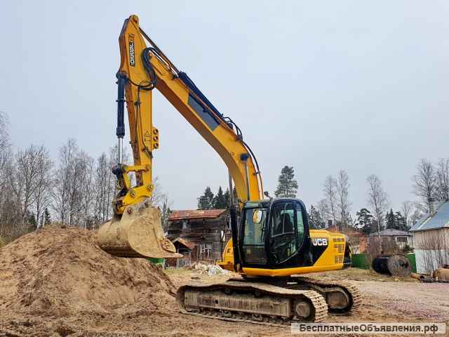 JCB JS 220 SC б/у экскаватор гусеничный 22 т
