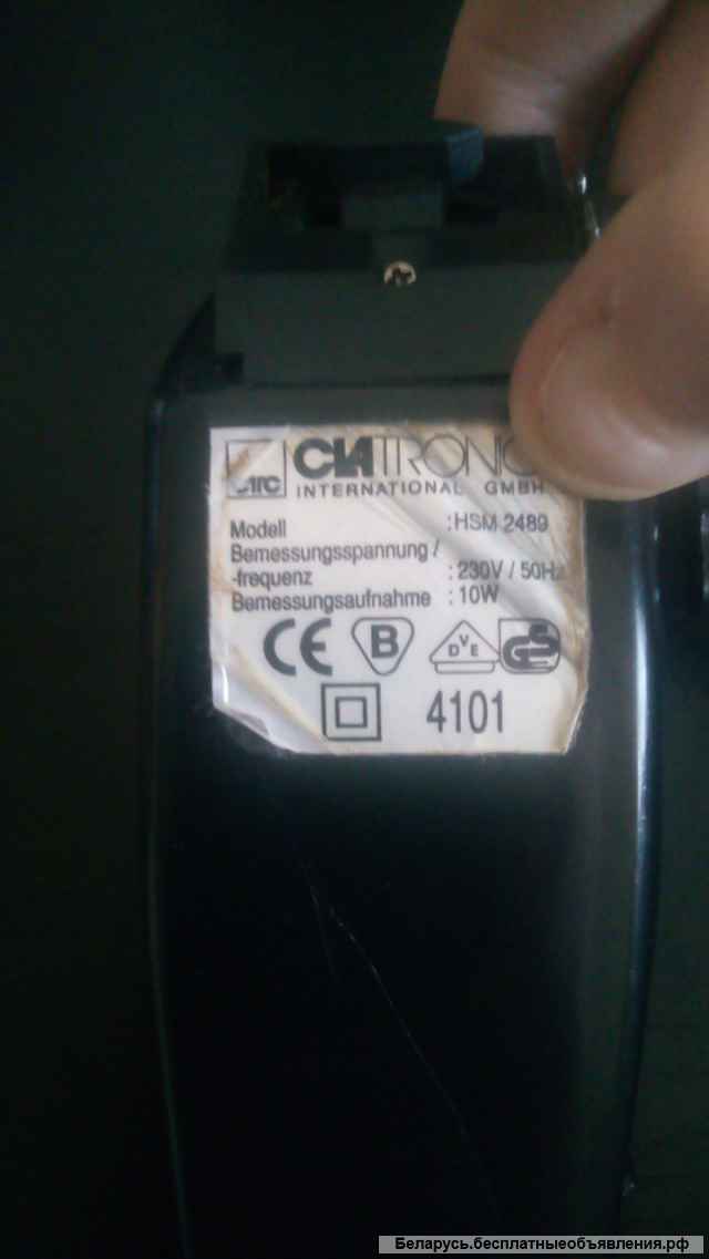 Moser Primat 1230 и Clatronic HSM 2489