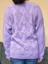 Популярный пуловер в стиле оверсайз тренд сезона