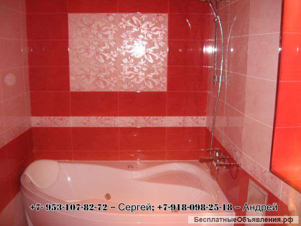 Укладка всех видов кафеля