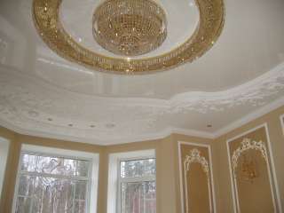 Монтаж лепнины из гипса