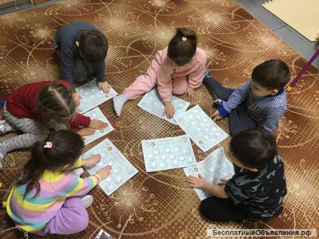 Весенний набор деток в детский развивающий центр