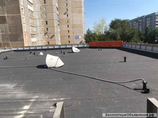 Ремонт плоской кровли. Экономия до 80%.