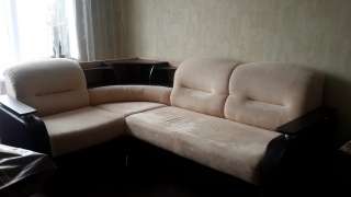 Угловой диван с баром