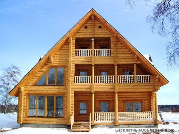 Строительство деревянных домов — ручная рубка