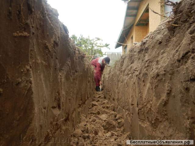 Землекопы Разработка грунта в ручную