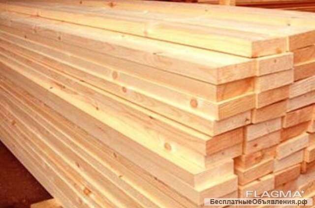 Брус доска обрезная естественной влажности хвоя 1 сорт