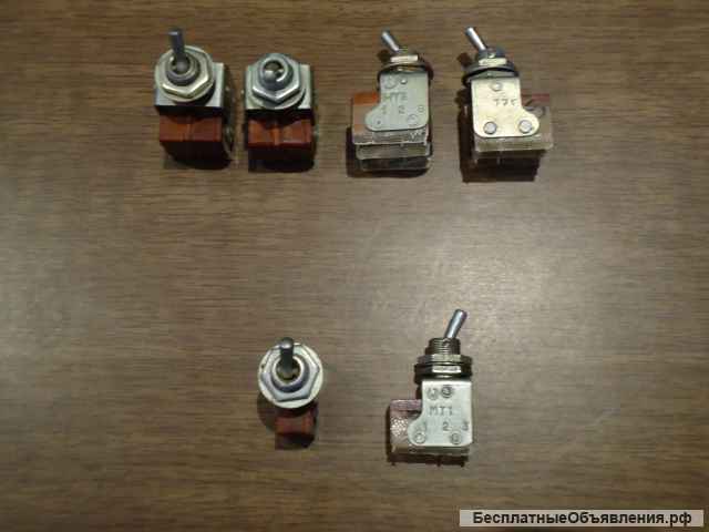 Кнопки, переключатели, тумблеры