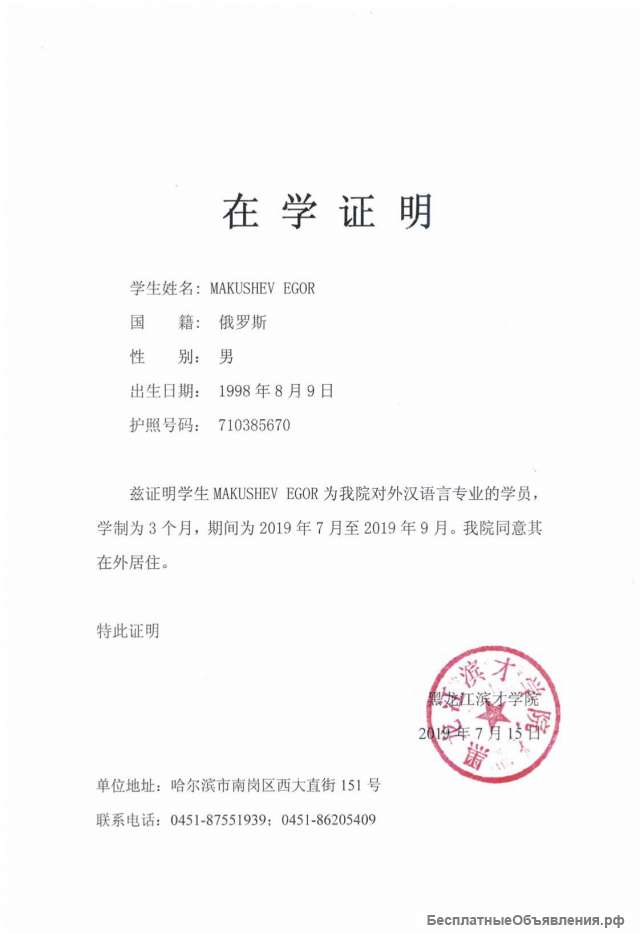 Репетитор Китайского языка