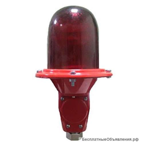Светодиодный одинарный заградительный огонь 1хСДЗО-05-1 без решетки