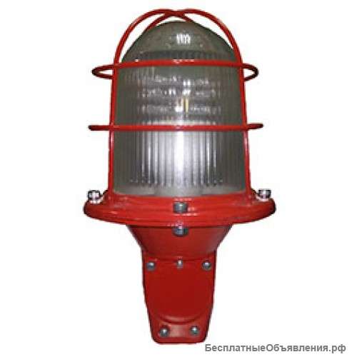 Светодиодный одинарный заградительный огонь СДЗО-05-2 с решеткой