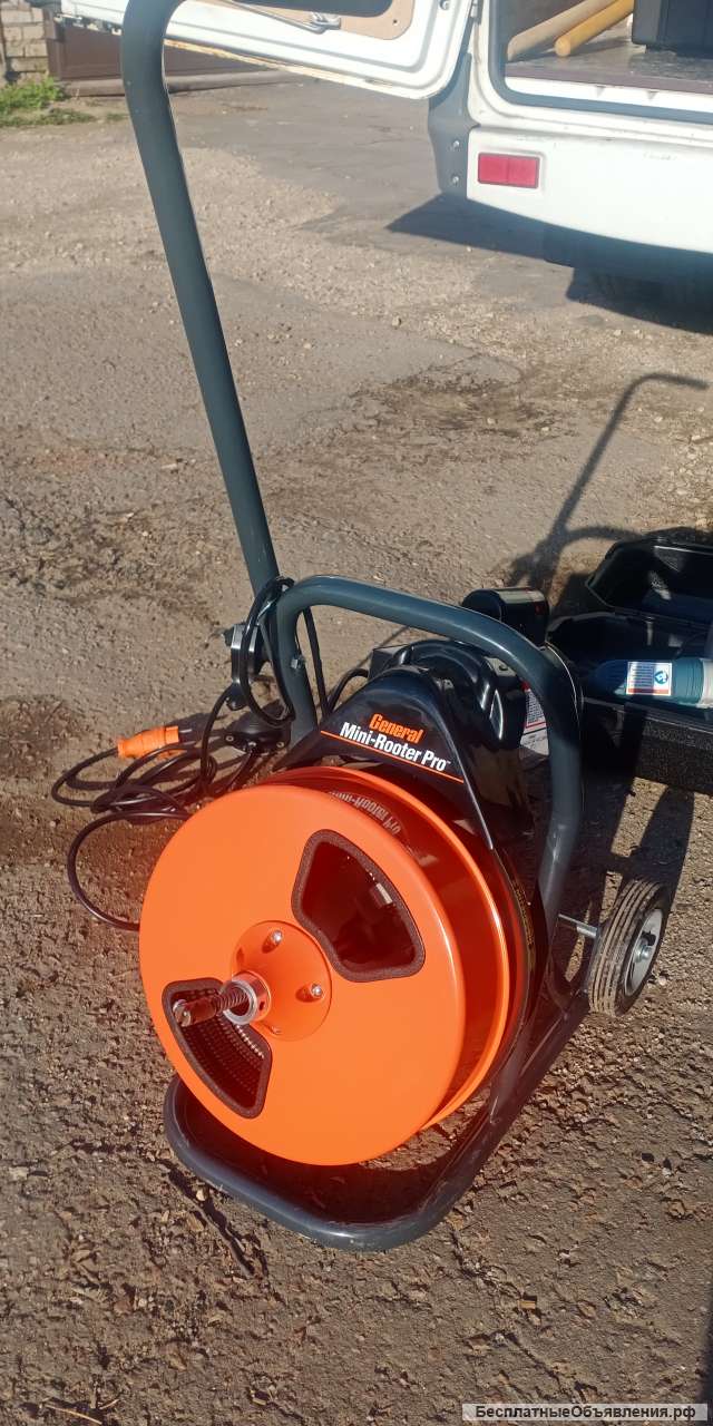 Гидродинамическая прочистка засора