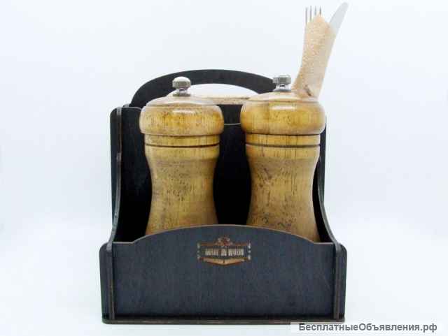 Столовый Органайзер - Диспенсер "Kondiment Dark"