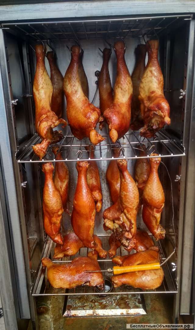 Мясо цельномышечное варено-копченое, свинина/птица