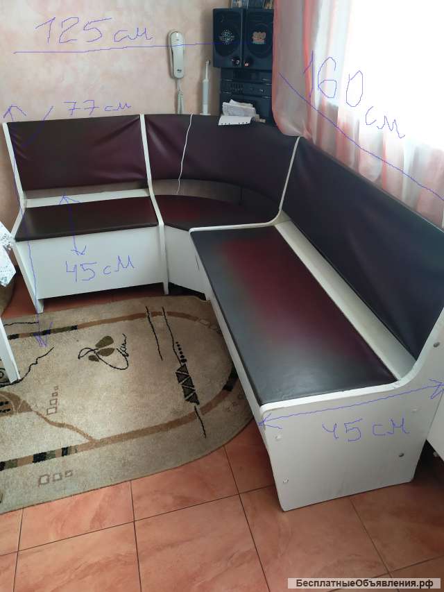 Кухонный уголок б/у в хорошем состоянии