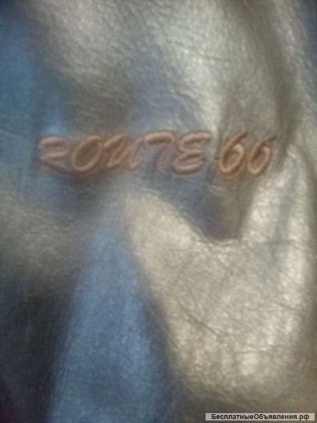 Курка кожаная (байкерская) ROUTE 66