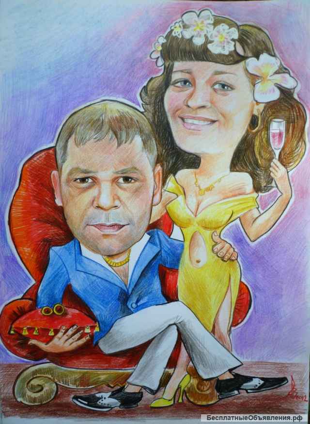 Рисую красивые Портреты и Шаржи с фото