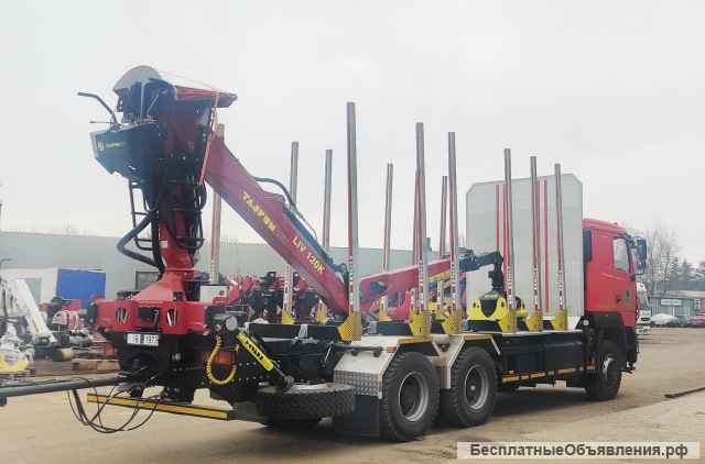 Сортиментовоз МАЗ 631228 с манипулятором Tajfun Liv 120K96