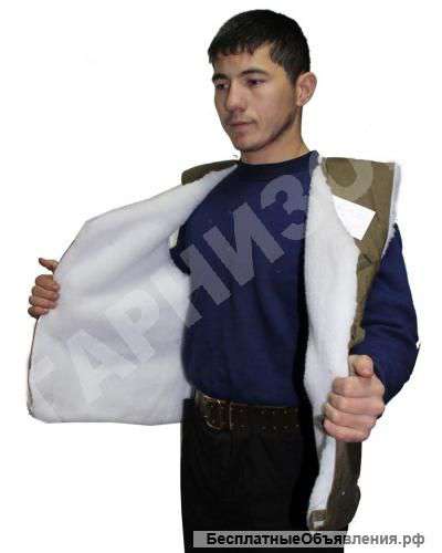 Жилет с искусственным мехом