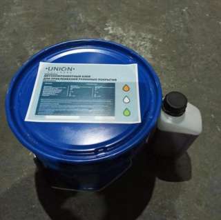 2к клей Union Polymers для приклеивания рулонных покрытий (Юнион Полимерс)