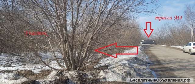 Земельный участок на трассе, с. Тростное