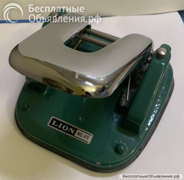 Антикварный дырокол LION 85 (Япония)