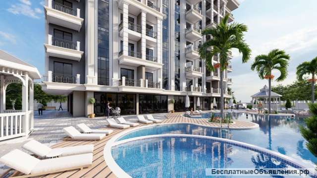 Квартиры в комплексе, район Авсаллар, Алания, Турция