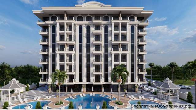 Квартиры в комплексе, район Авсаллар, Алания, Турция