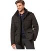 Tasso Elba Jacket heavy winter black coat men's size L NEW