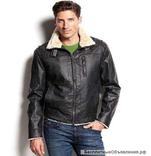 INC International Concepts Jacket Faux Sherling Lined Coat men's size XXL NEW