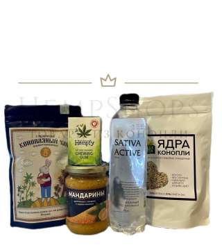 Подарочный набор «Delicious Hemp». ТОВАРЫ ИЗ КОНОПЛИ