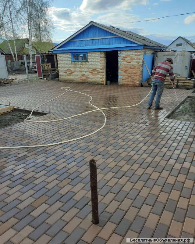 Укладка тротуарной плитки