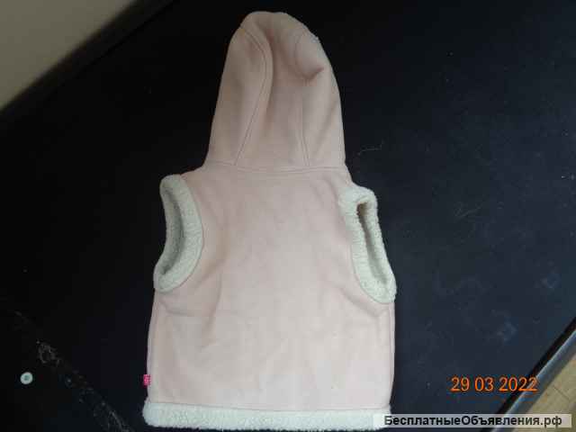 Теплая толстовка для девочки на 6-9 месяцев