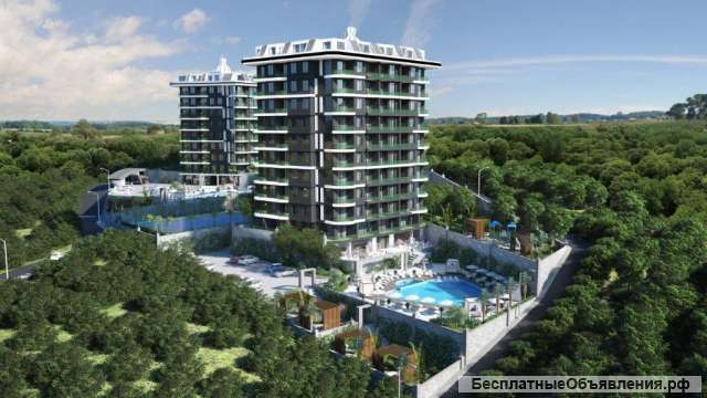 Качественные квартиры в регионе Демирташ, Аланья, Турция