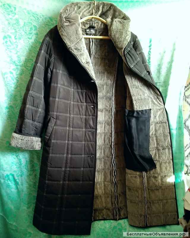 Плащ утепленный р 50-52