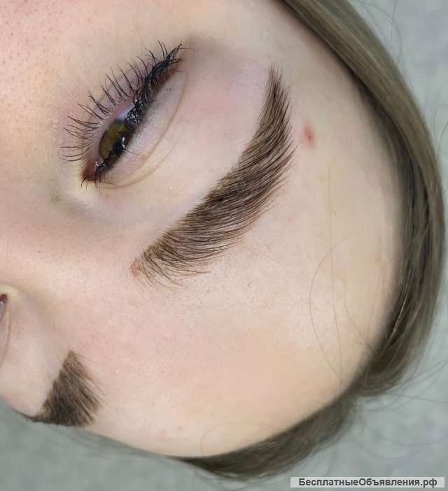 Оформление бровей