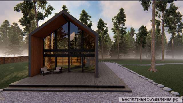 Дом фахверк Б-98 все основные конструктивные элементы дома