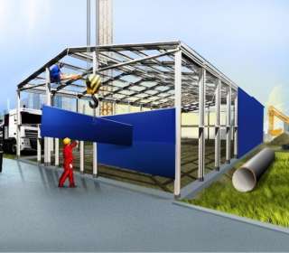 Склад Ангар Быстровозводимые здания