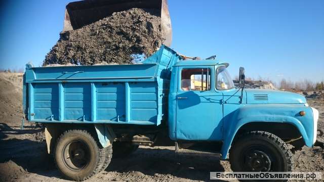 Песок, щебень