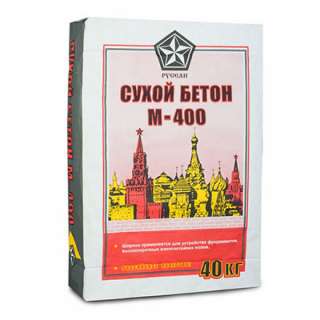 Сухой бетон М400 Русеан 40кг