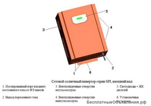 Сетевой солнечный инвертор KEHUA SPI5000-A