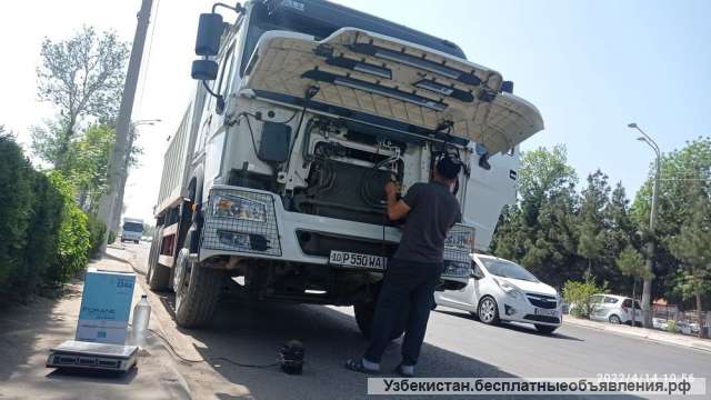 Заправка кондиционера грузовиков