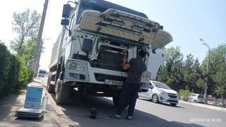 Заправка кондиционера грузовиков