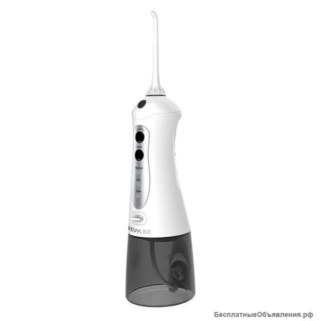 Ирригатор полости рта Revyline RL 200 с тремя насадками и емкой батареей