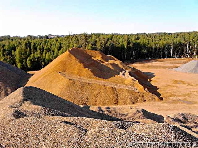 Доставка песка щебня асфальта