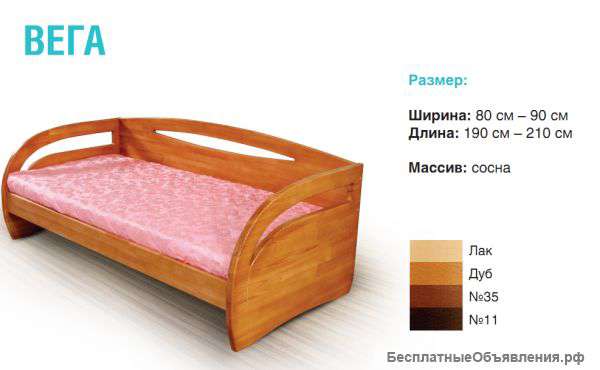 Производство кроватей из массива