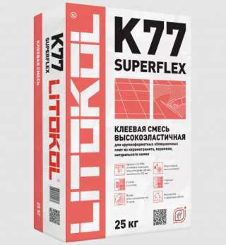 Клей плиточный Литокол К77 (SUPERFLEX) K77